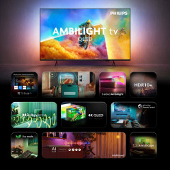 PHILIPS Ambilight TV 43PQS8651/12 QLED TV (Flat, 43 Zoll / 108 cm, UHD 4K, SMART TV, Ambilight)