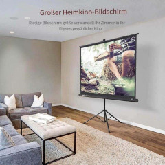UPLIVING Projektionswand mit Stativ Beamer Leinwand