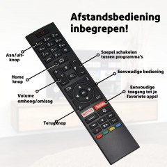SALORA SMART32TV Smart TV (Flat, 32 Zoll / 81 cm, HD-ready, SMART TV, Android)