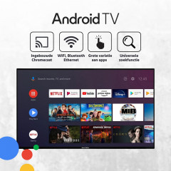 SALORA SMART32TV Smart TV (Flat, 32 Zoll / 81 cm, HD-ready, SMART TV, Android)