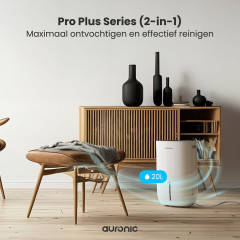 AURONIC AU3165 - Pro Plus Series Luftentfeuchter Weiß (355 Watt, Raumgröße: 40 m²)