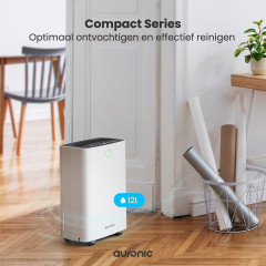 AURONIC AU3129 - Compact Series Luftentfeuchter Weiß (185 Watt, Raumgröße: 20 m²)