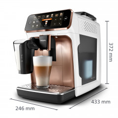 Philips Kaffeevollautomat »EP5443/70 5400 Series, 12 Kaffeespezialitäten« LatteGo Milchsystem und 4 Benutzerprofilen
