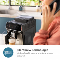 PHILIPS EP2331/10 Serie 2300 LatteGo 3 Kaffeespezialitäten Kaffeevollautomat Klavierlack-Schwarz
