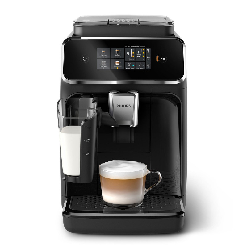 PHILIPS EP2331/10 Serie 2300 LatteGo 3 Kaffeespezialitäten Kaffeevollautomat Klavierlack-Schwarz