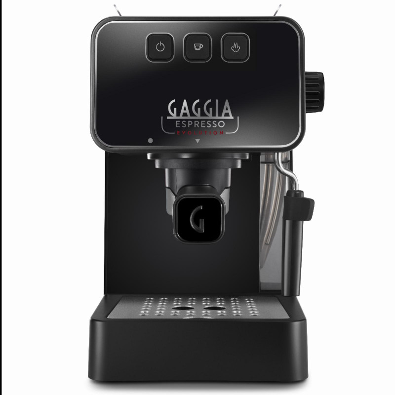 GAGGIA EG2115 EVOLUTION CREMA + 36 ESE PADS Siebträgermaschine Black
