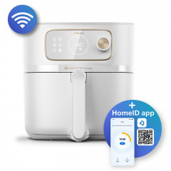 Philips Heißluftfritteuse »Airfryer XXL Kombi HD9876/90, mit 8,3 l, Rapid CombiAir Technologie« 2200 W Fassungsvermögen 8,3 l 22 Kochfunktionen, QuickClean und WiFi Konnektivität