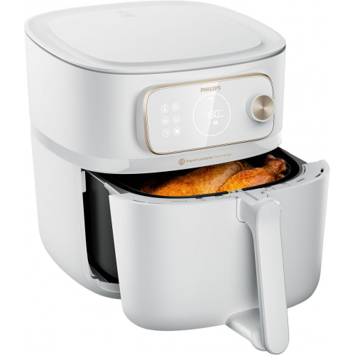 Philips Heißluftfritteuse »Airfryer XXL Kombi HD9876/90, mit 8,3 l, Rapid CombiAir Technologie« 2200 W Fassungsvermögen 8,3 l 22 Kochfunktionen, QuickClean und WiFi Konnektivität