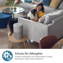 PHILIPS AC0921/14 PureProtect Mini 900 Series Luftreiniger Beige (21 Watt, Raumgröße: 65 m², HEPA-Filter, Vorfilter)