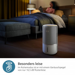 PHILIPS AC3420/10 PureProtect Water 2-in-1 3400 Series Luftreiniger Arktisweiß (43 Watt, Raumgröße: 78 m², HEPA-, Aktivkohle-, Vorfilter)