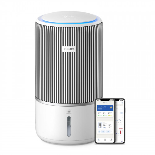PHILIPS AC3420/10 PureProtect Water 2-in-1 3400 Series Luftreiniger Arktisweiß (43 Watt, Raumgröße: 78 m², HEPA-, Aktivkohle-, Vorfilter)