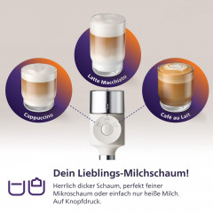 PHILIPS BAR400/00 Baristina Latte Espressomaschine Naturweiß/Weiß