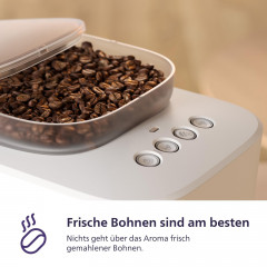 PHILIPS BAR400/00 Baristina Latte Espressomaschine Naturweiß/Weiß