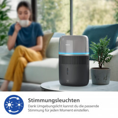 PHILIPS HU5710/03 5000 Series 4.5L Luftbefeuchter Dunkelgrau (14,1 Watt, Raumgröße: 56 m²)