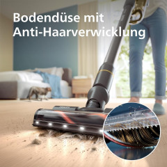 PHILIPS XC7067/01 SpeedPro Max 7000 Series Advanced hellgelb, Stielsauger, Akkubetrieb, 25,2 Volt