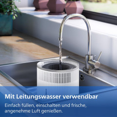PHILIPS HU4210/04 4000 Series Luftbefeuchter Weiß (3 Watt, Raumgröße: 44 m²)