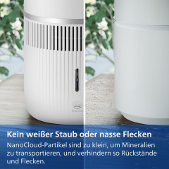PHILIPS HU4210/04 4000 Series Luftbefeuchter Weiß (3 Watt, Raumgröße: 44 m²)
