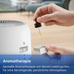 PHILIPS HU4210/04 4000 Series Luftbefeuchter Weiß (3 Watt, Raumgröße: 44 m²)