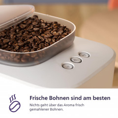 PHILIPS BAR305/00 Baristina Espressomaschine Naturweiß