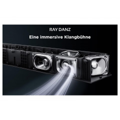 TCL Q85HE, Soundbar, Schwarz