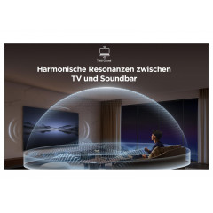 TCL Q85HE, Soundbar, Schwarz