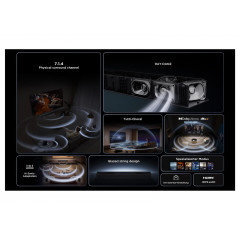 TCL Q85HE, Soundbar, Schwarz