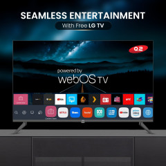 Q.2 43 Zoll | 4K UHD 3840x2160 | Smart TV LED (Flat, 43 Zoll / 108 cm, UHD 4K, SMART TV)