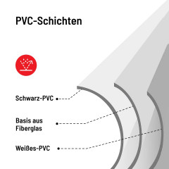 UPLIVING Elektrische Projektionswand Beamerleinwand