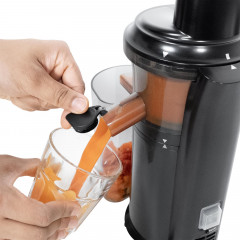 KLAMER Entsafter 150W Slow Juicer 150 Watt, Schwarz