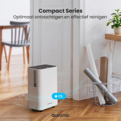 AURONIC AU3270 - Compact Series Luftentfeuchter Weiß (195 Watt, Raumgröße: 15 m²)