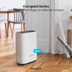 AURONIC AU3271 - Compact Series Luftentfeuchter Weiß (250 Watt, Raumgröße: 30 m²)