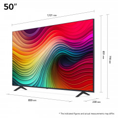 LG 50 NANO 81 T 6 A.API Smart TV (Flat, 50 Zoll / 127 cm, UHD 4K, SMART TV)