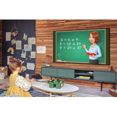 SAMSUNG GQ 55 Q 60 AAUXZG QLED TV (Flat, 55 Zoll / 138 cm, UHD 4K, SMART TV, Tizen)
