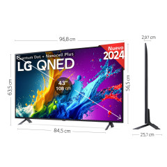 LG 43QNED80T6A TV (Flat, 43 Zoll / 109,2 cm, UHD 4K, SMART TV)