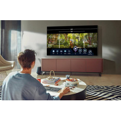SAMSUNG GQ 55 Q 80 AATXZG QLED TV (Flat, 55 Zoll / 138 cm, UHD 4K, SMART TV, Tizen)