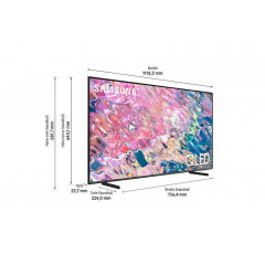 SAMSUNG GQ 50 Q 60 BAUXZG QLED TV (Flat, 50 Zoll / 125 cm, UHD 4K, SMART TV, Tizen™ mit Gaming Hub)
