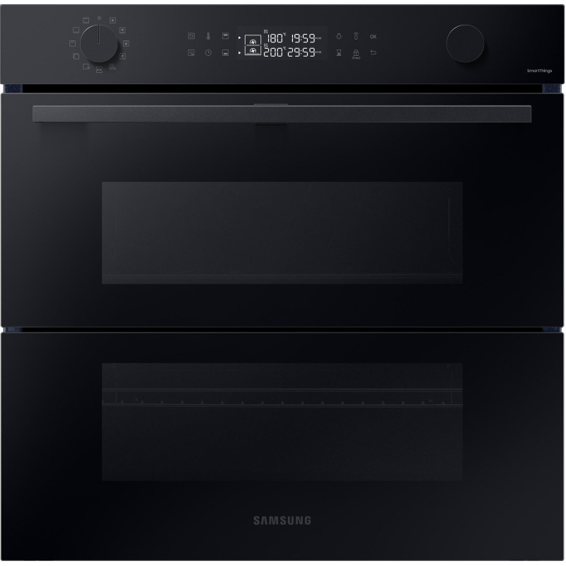 SAMSUNG NV7B45502AK/U1 Dual Cook Flex, Einbaubackofen (Einbaugerät, 76 l, 595 mm breit), Serie 4