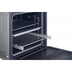 SAMSUNG NV7B4550VAS/U1 Dual Cook Flex, Einbaubackofen (Einbaugerät, 76 l, 595 mm breit), Serie 4