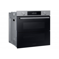 SAMSUNG NV7B4550VAS/U1 Dual Cook Flex, Einbaubackofen (Einbaugerät, 76 l, 595 mm breit), Serie 4