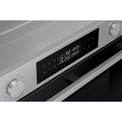 SAMSUNG NV7B4550VAS/U1 Dual Cook Flex, Einbaubackofen (Einbaugerät, 76 l, 595 mm breit), Serie 4