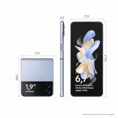 SAMSUNG GALAXY Z FLIP4 5G 512GB BLUE 512 GB Blue Dual SIM