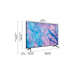 SAMSUNG GU 50 CU 7179 UXZG LED TV (Flat, 50 Zoll / 125 cm, UHD 4K, SMART TV, Tizen)