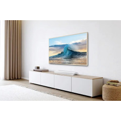Samsung S-Soundbar HW-S67GD Soundbar Weiß Bluetooth®, Dolby Atmos®, High-Resolution Audio, WLAN, Sprachsteuerung, Wandbefestigung