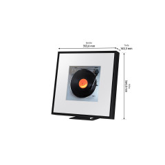 SAMSUNG HW-LS60D/ZG Music Frame Lautsprecher, Schwarz