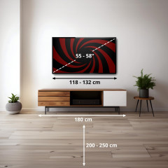 SAMSUNG GU 55 DU 7170 UXZG LED TV (Flat, 55 Zoll / 138 cm, UHD 4K, SMART TV)