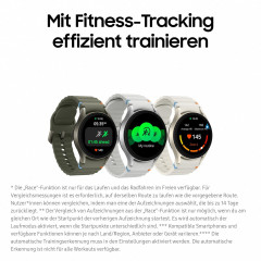 SAMSUNG Galaxy Watch7 BT 44 mm Smartwatch Aluminium Nitrilkautschuk, 85-130 mm, Green