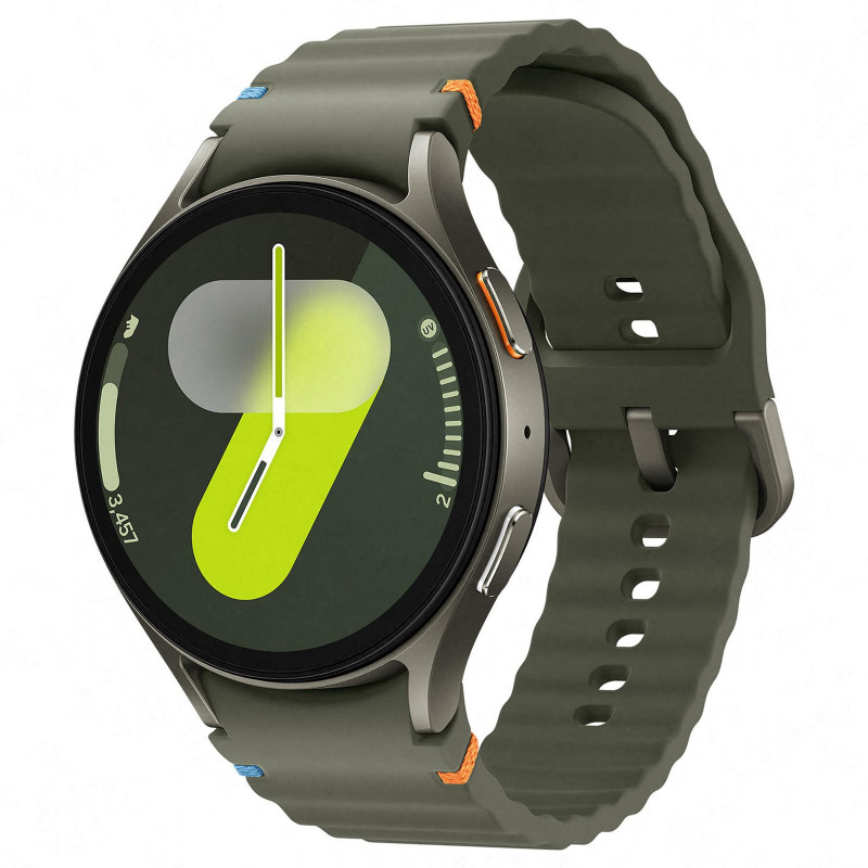 SAMSUNG Galaxy Watch7 BT 44 mm Smartwatch Aluminium Nitrilkautschuk, 85-130 mm, Green
