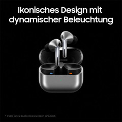 SAMSUNG Galaxy Buds 3 Pro, In-ear Kopfhörer Bluetooth Silber