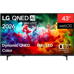 LG 43QNED72B6B LG QNED TV (Flat, 43 Zoll / 109 cm, UHD 4K, SMART TV) LG 43QNED72B6B LG QNED TV (Flat, 43 Zoll / 109 cm, UHD 4K, SMART TV)