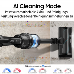 SAMSUNG VS80F28EFP/WD Bespoke AI Jet CompleteClean Stielsauger, Akkubetrieb, 770 Watt